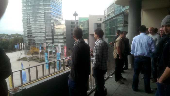 Balkon-Networking am ExpertDay